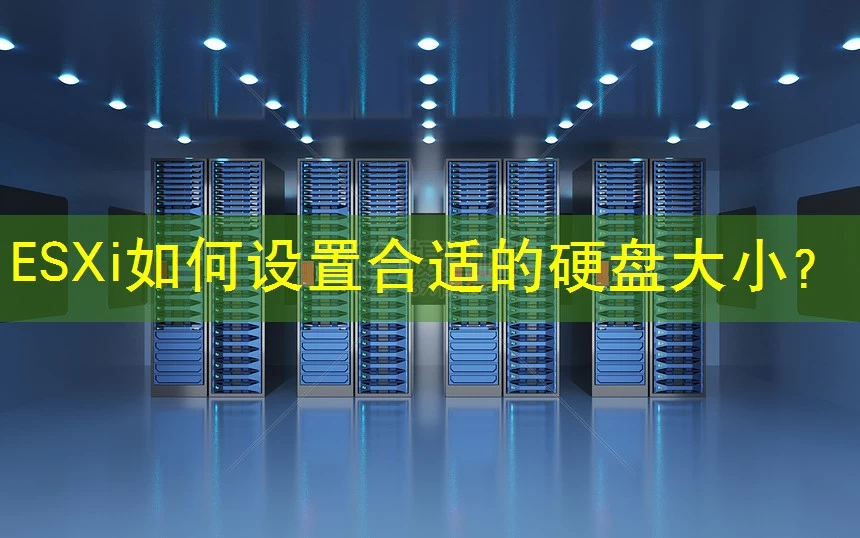 ESXi如何设置合适的硬盘大小？